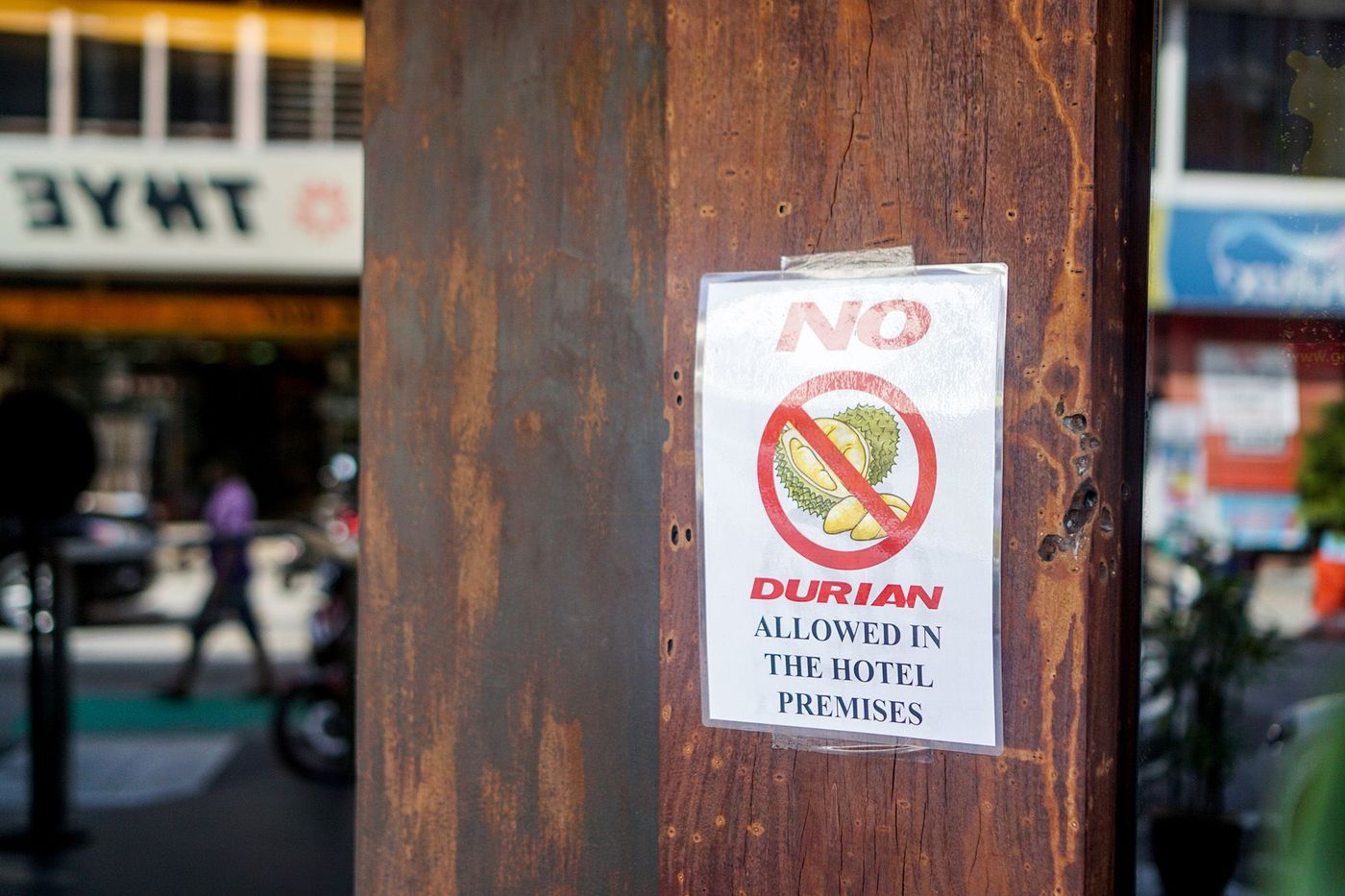 Durian interdit