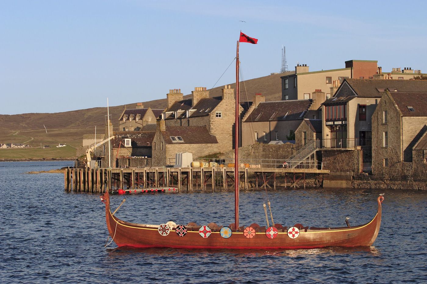 Ecosse Shetland Lerwick Drakkar