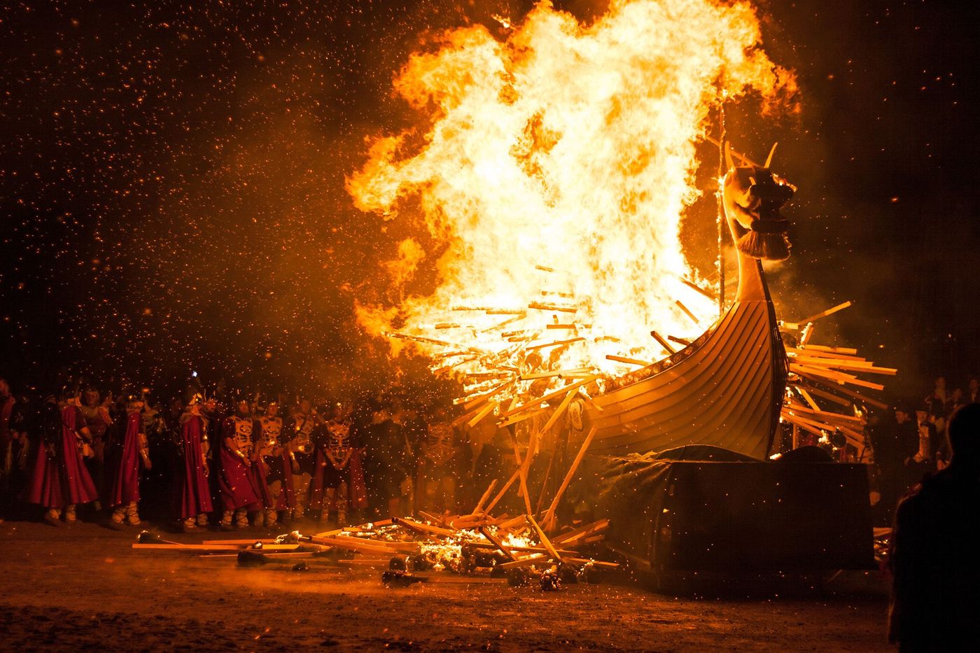 Ecosse Shetland Up Helly Aa