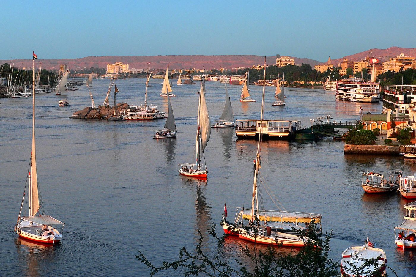 Egypte Assouan Félouques