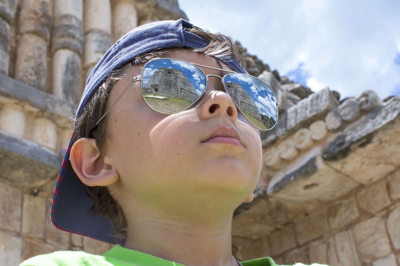 Mexique Yucatan Uxmal Enfant