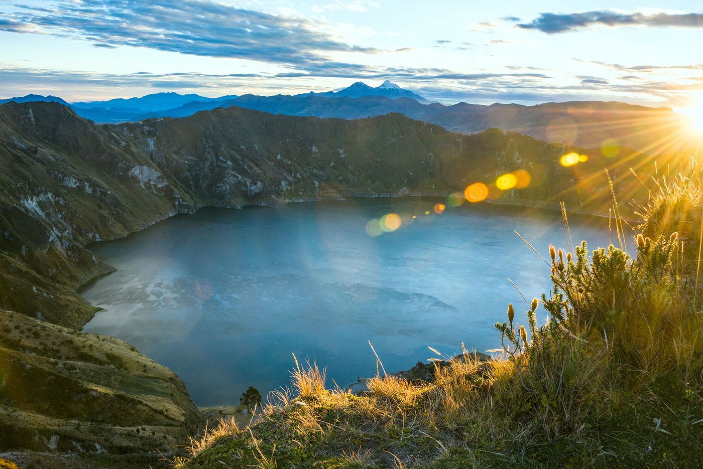 Equateur Volcan Quilotoa Lagon