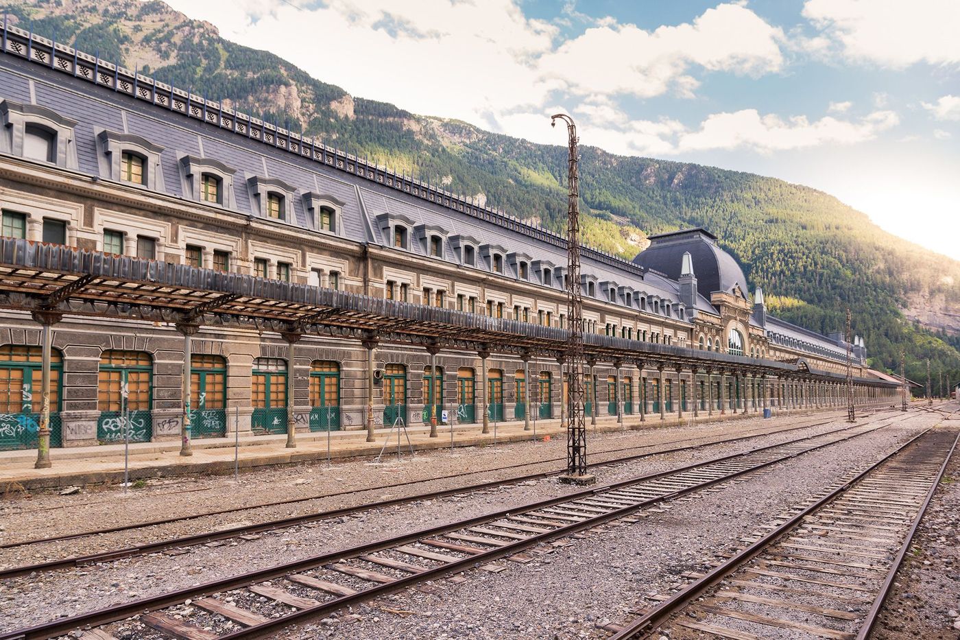Espagne Aragon Gare de Canfranc