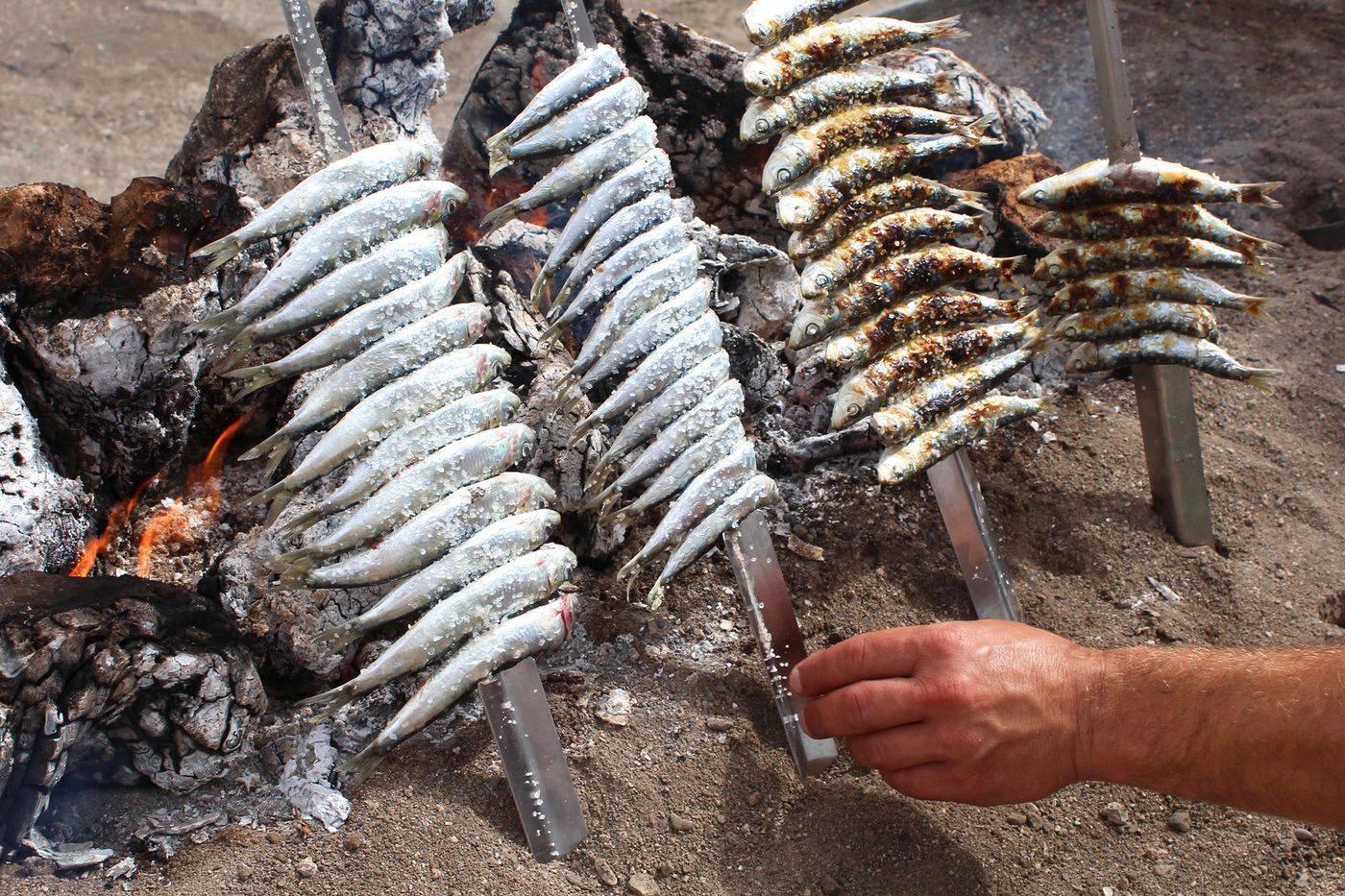 Espeto de sardinhas