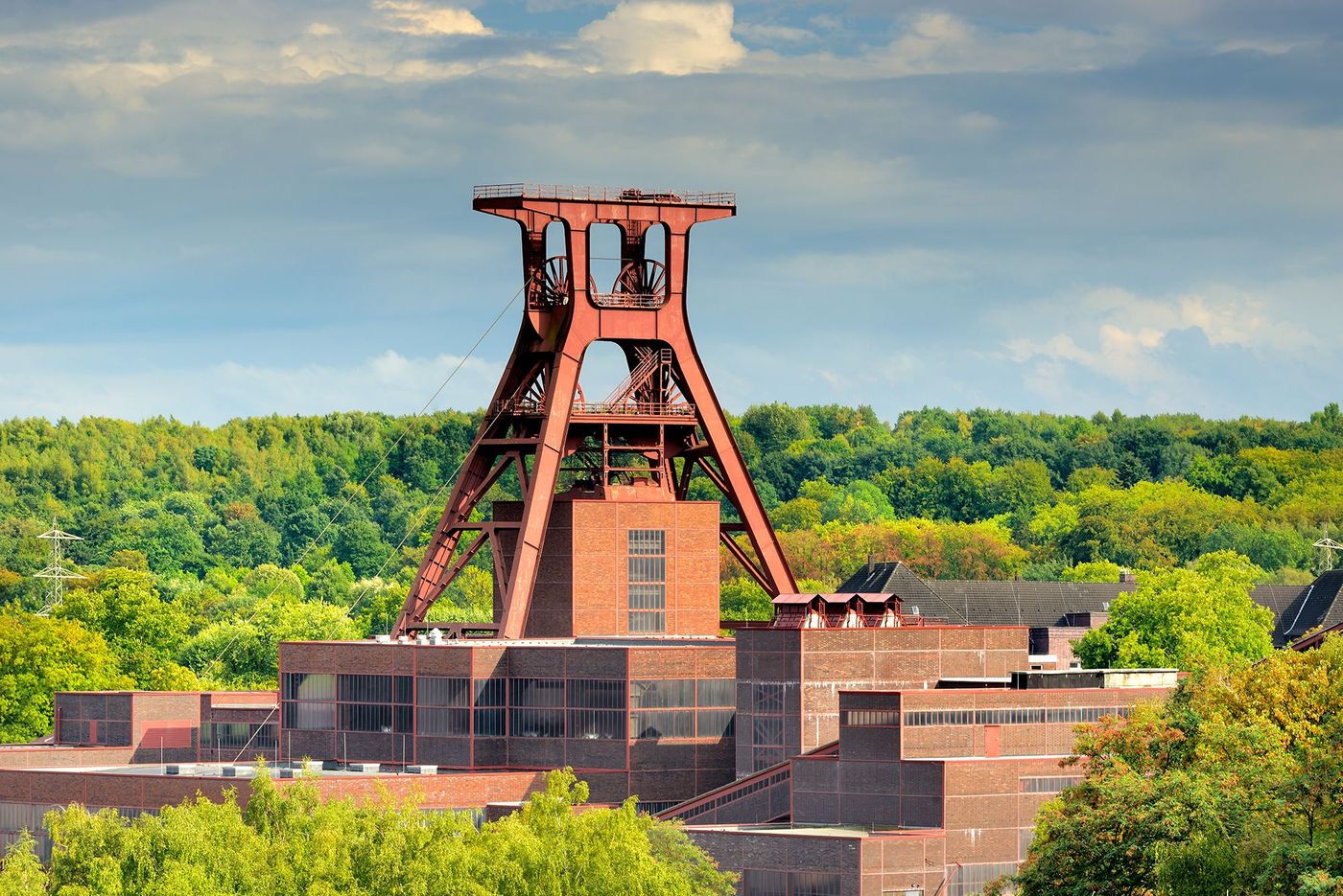 Le complexe industriel de la mine de charbon de Zollverein à Essen