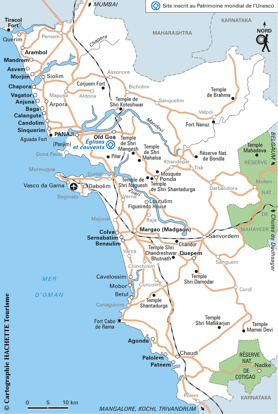 Carte Goa - Plan Goa