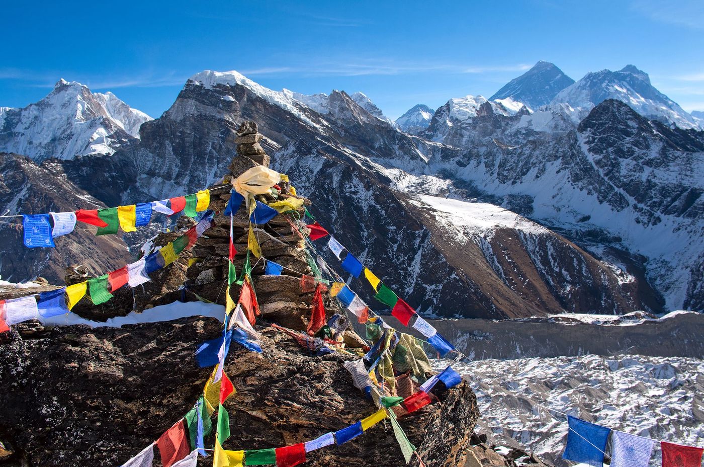 Everest depuis Gokyo Ri
