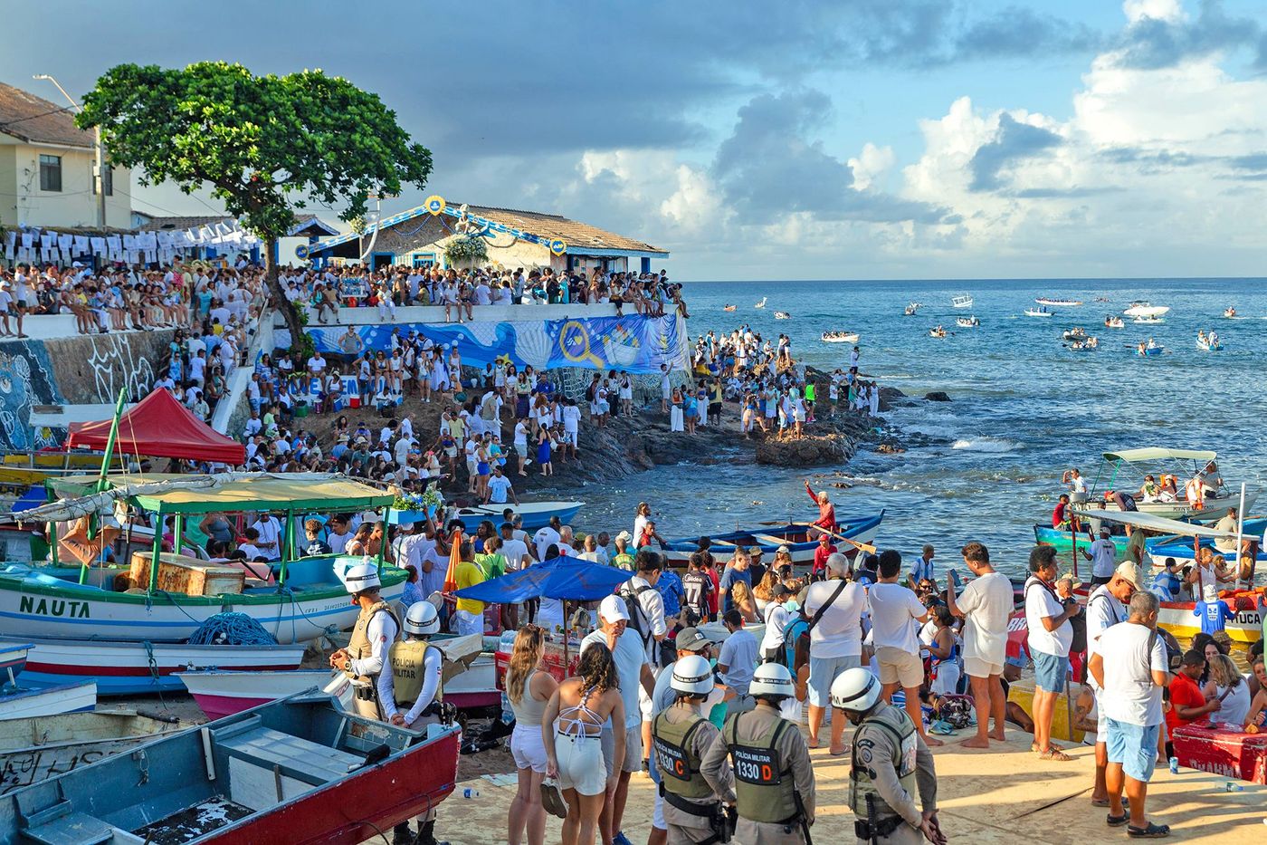Fête de Iemanjá - plage de Rio Vermelho