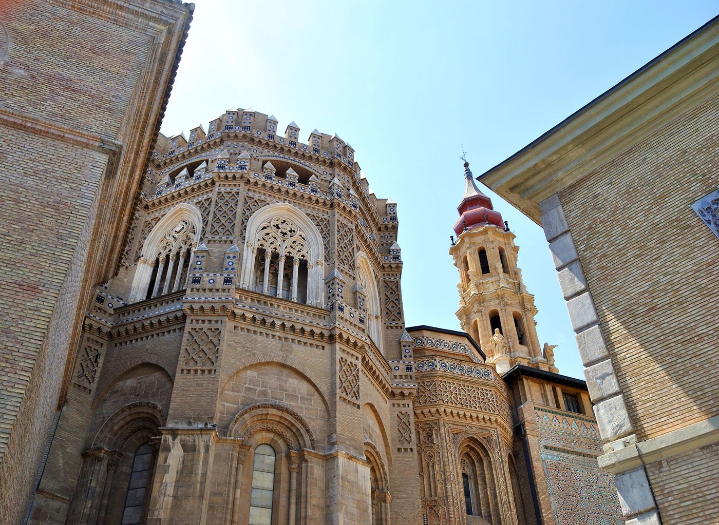 Façade de la Catedral de San Salvador - Saragosse