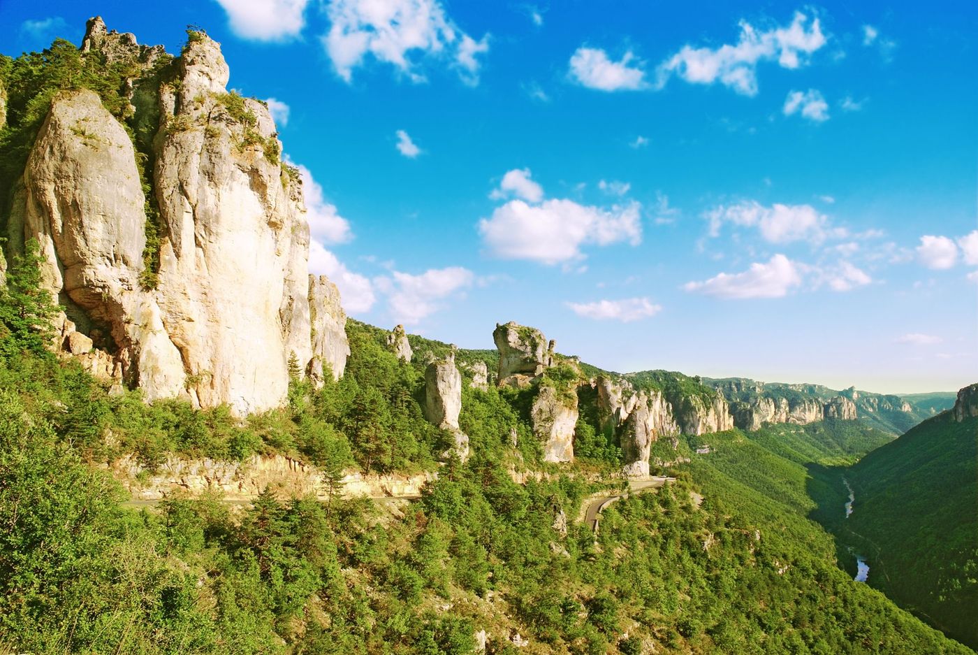 Falaises Gorges Tarn