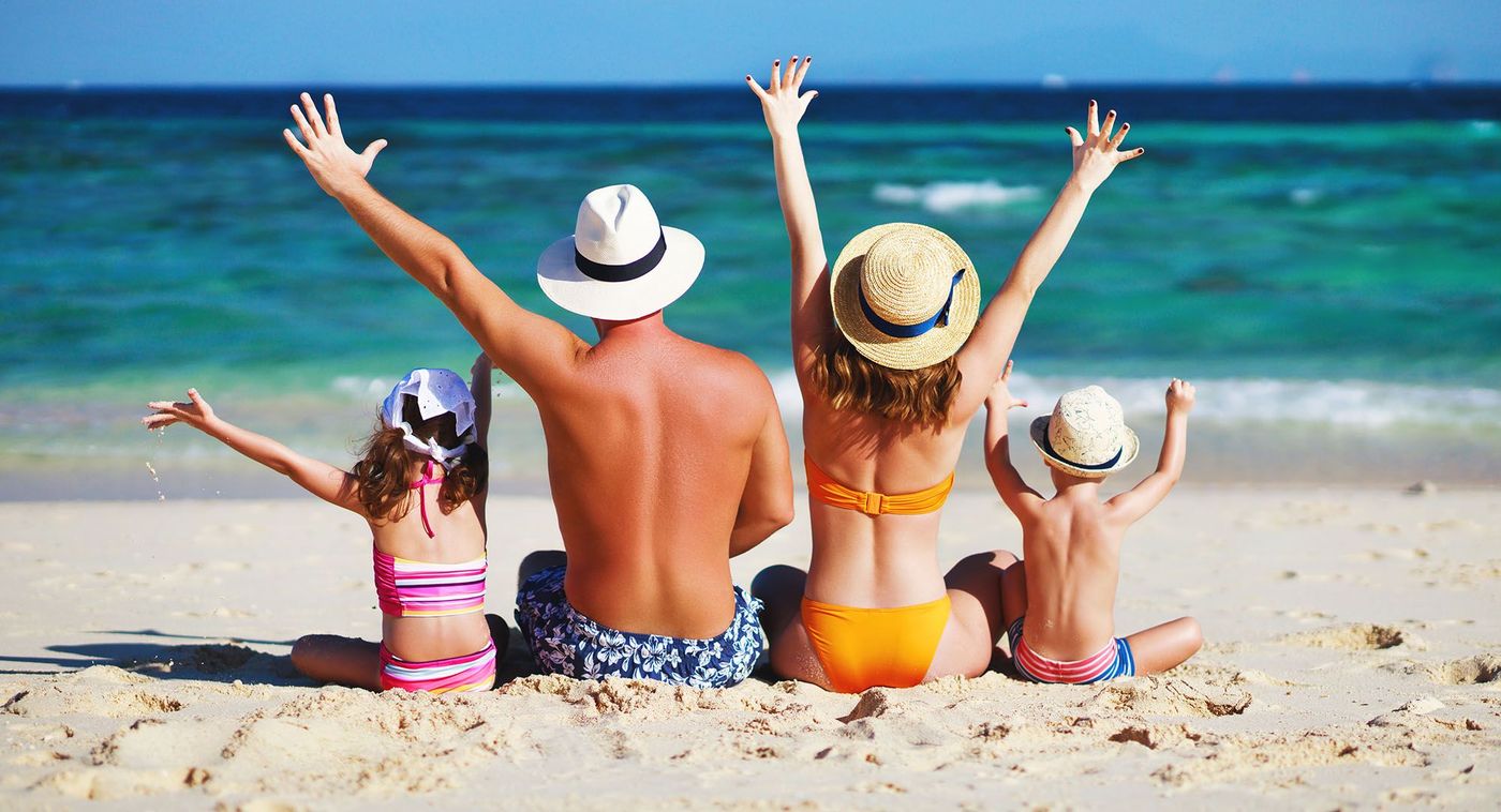 Famille en vacances