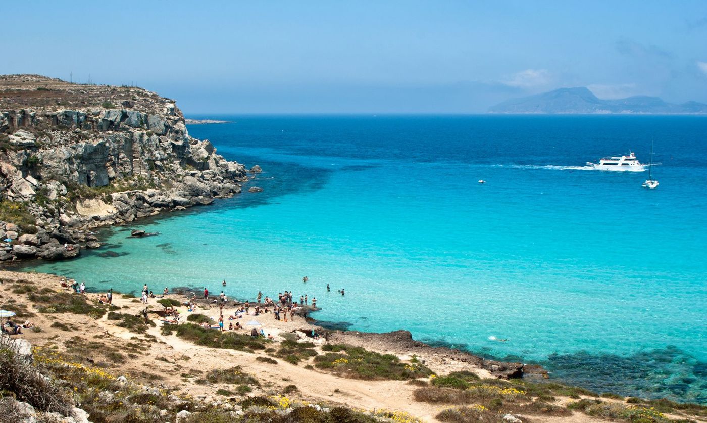 Sicile Favignana Cala Azzura