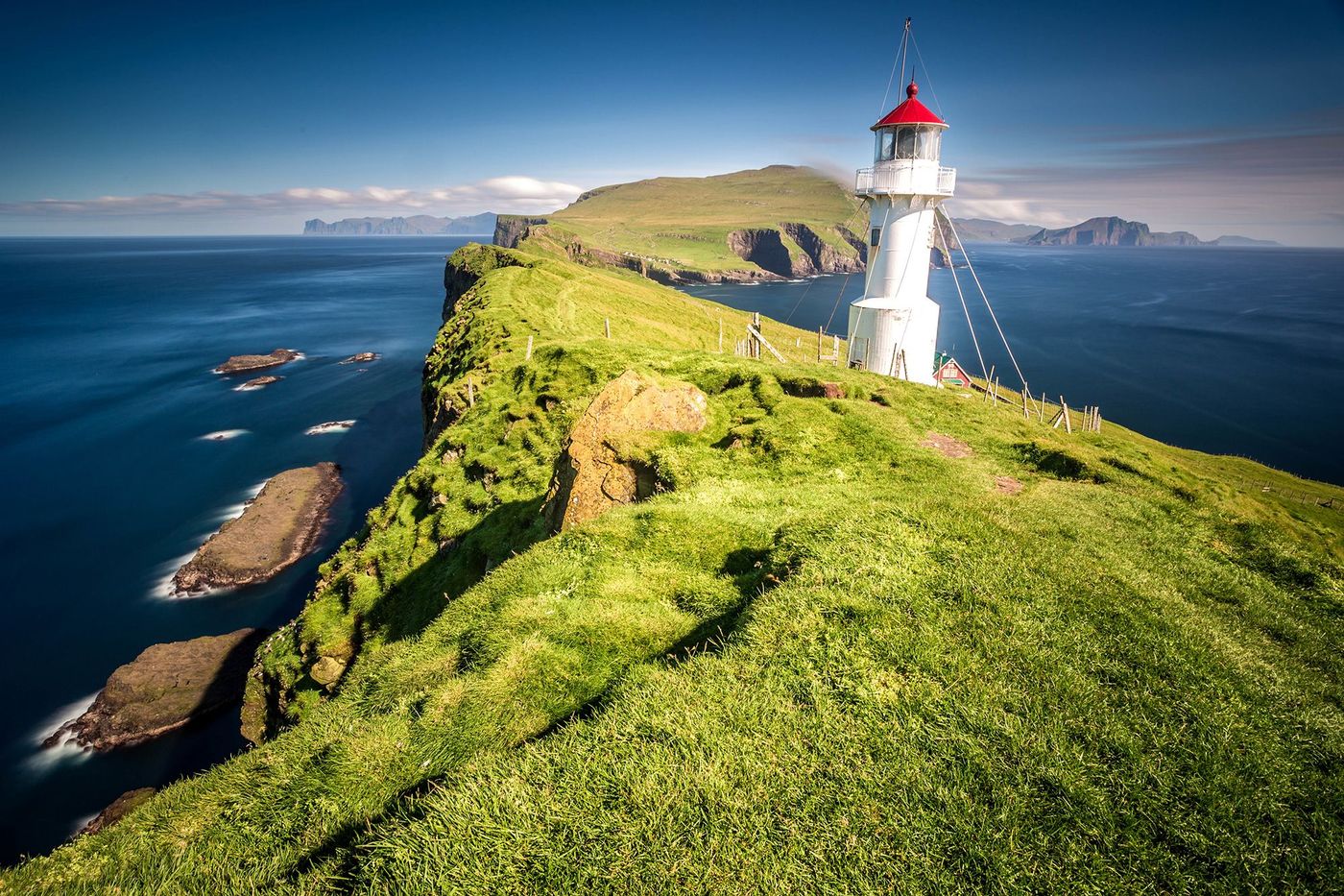Îles Féroé Mykines Phare