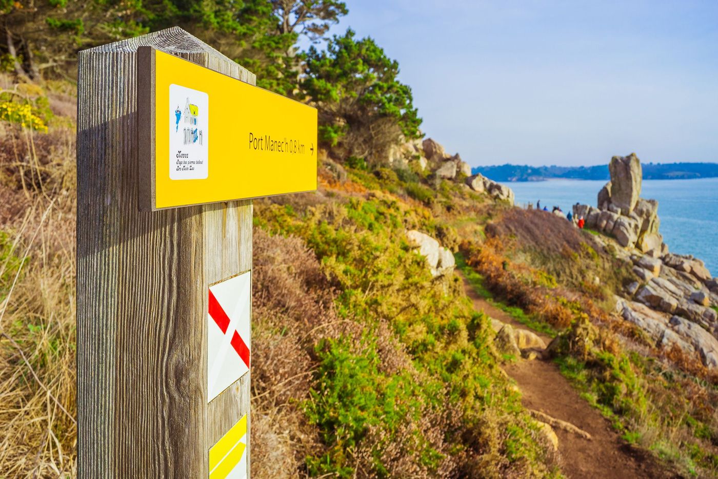 Finistère Sentier près de Port Manec'h