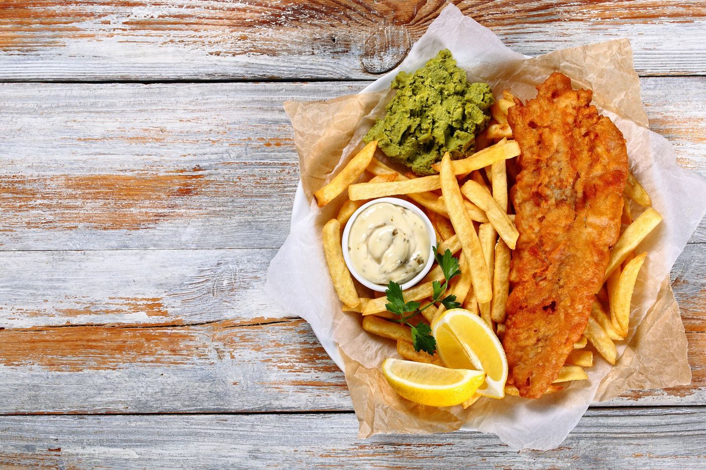 Fish and Chips Angleterre Street Food