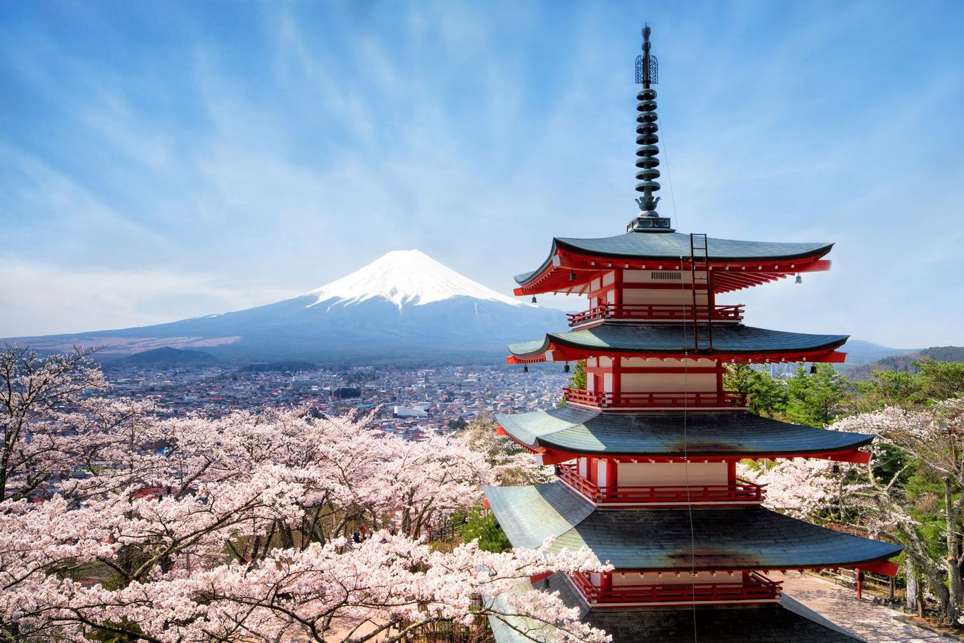 Japon Pagode Chureito à Fujiyoshida
