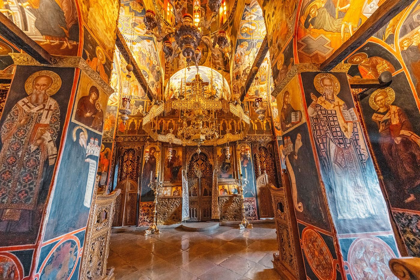 Fresques du monastère de Varlaam