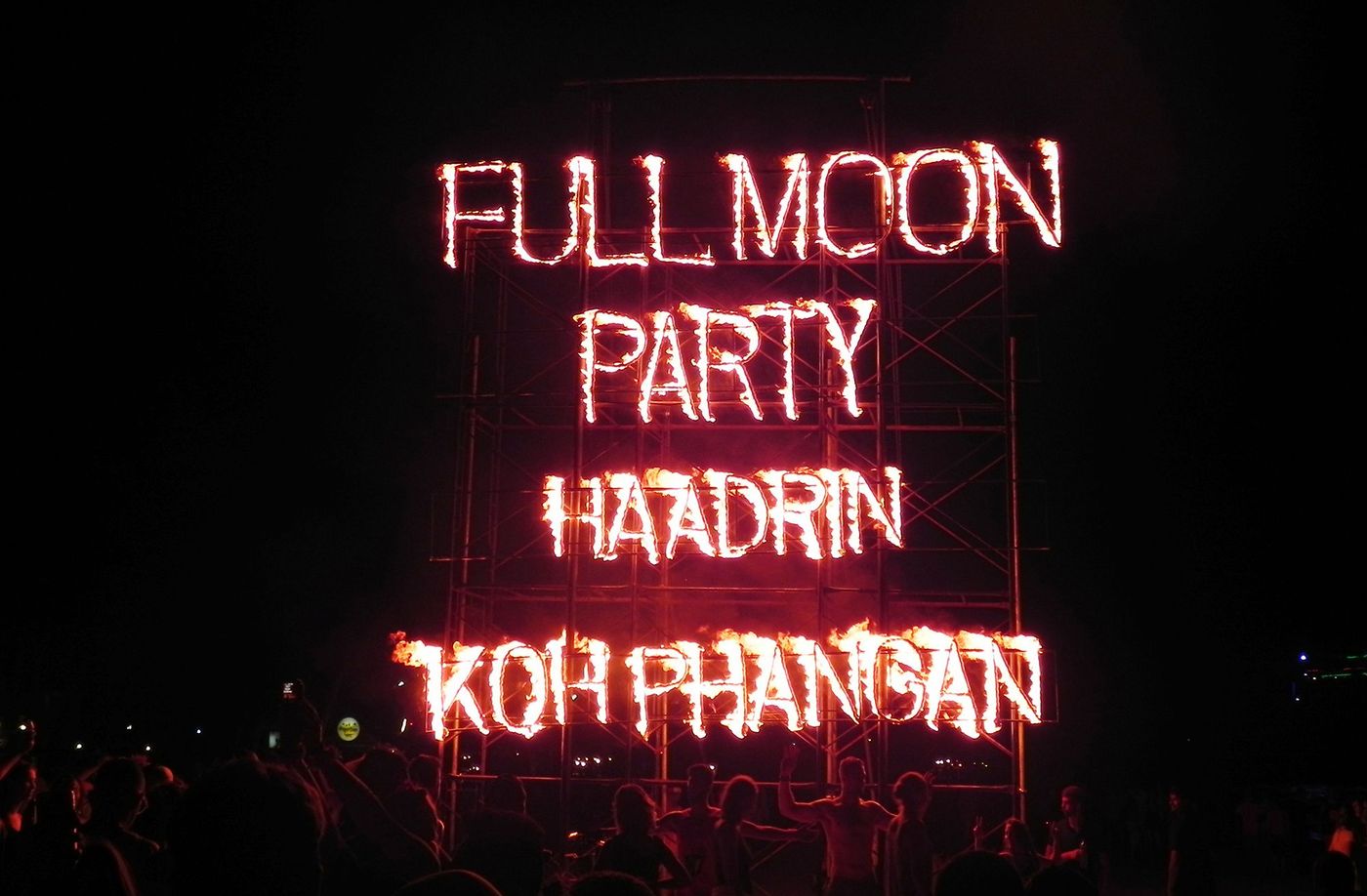 Full moon party à Koh Phangan, Thailande