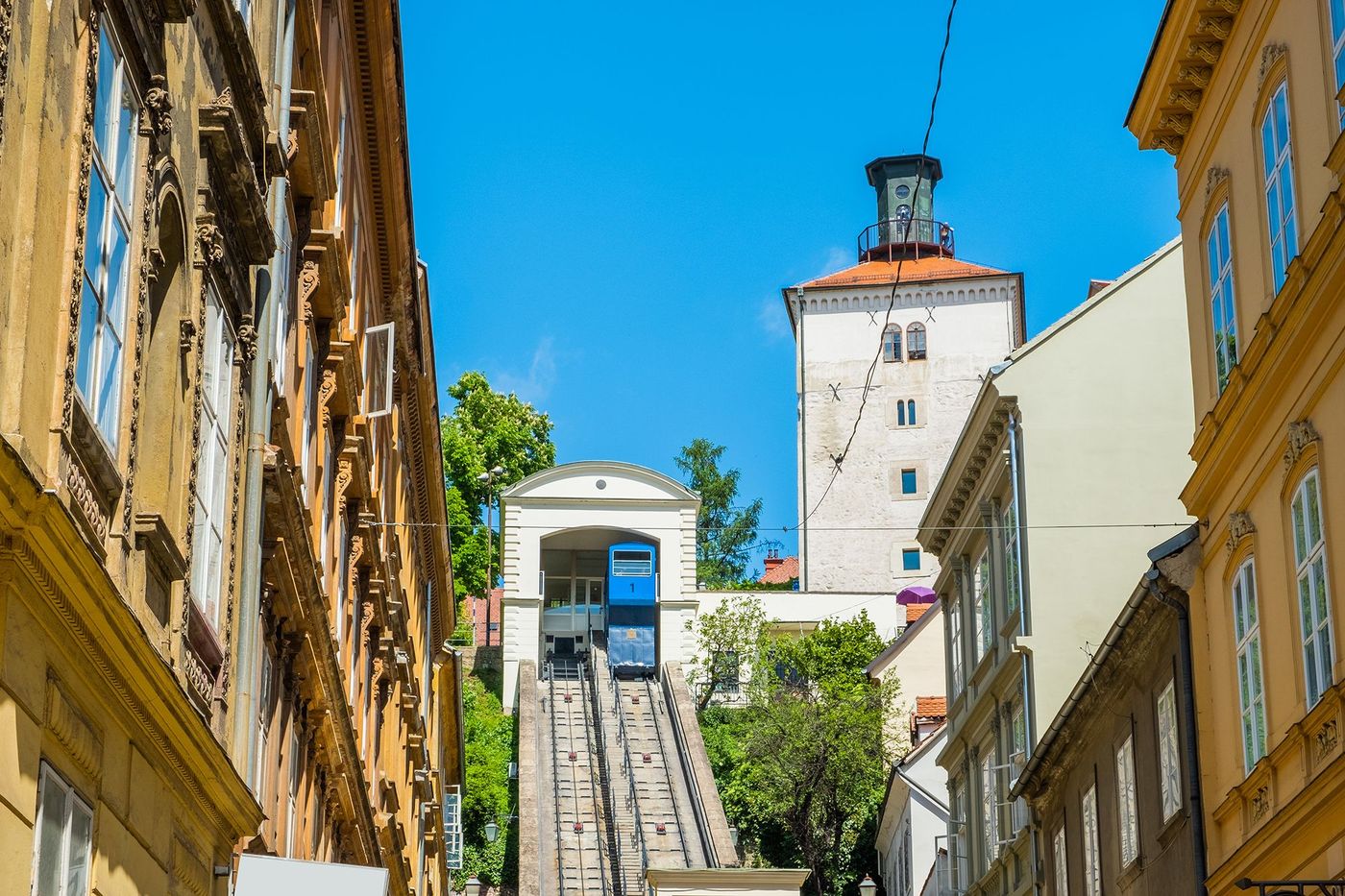 Funiculaire - tour Lotrščak - Zagreb