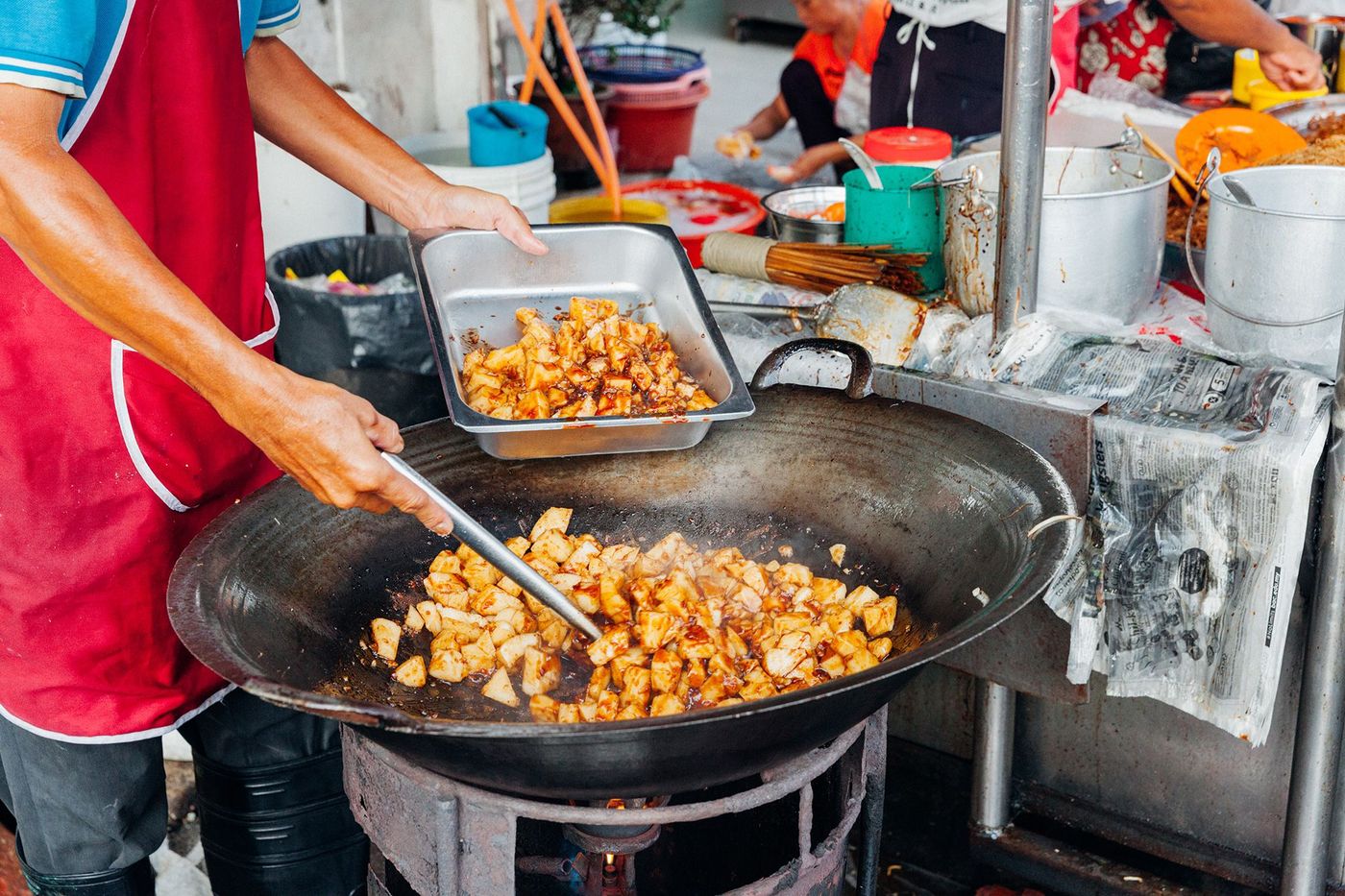 Malaisie Georgetown Street food sur Kimberly Street