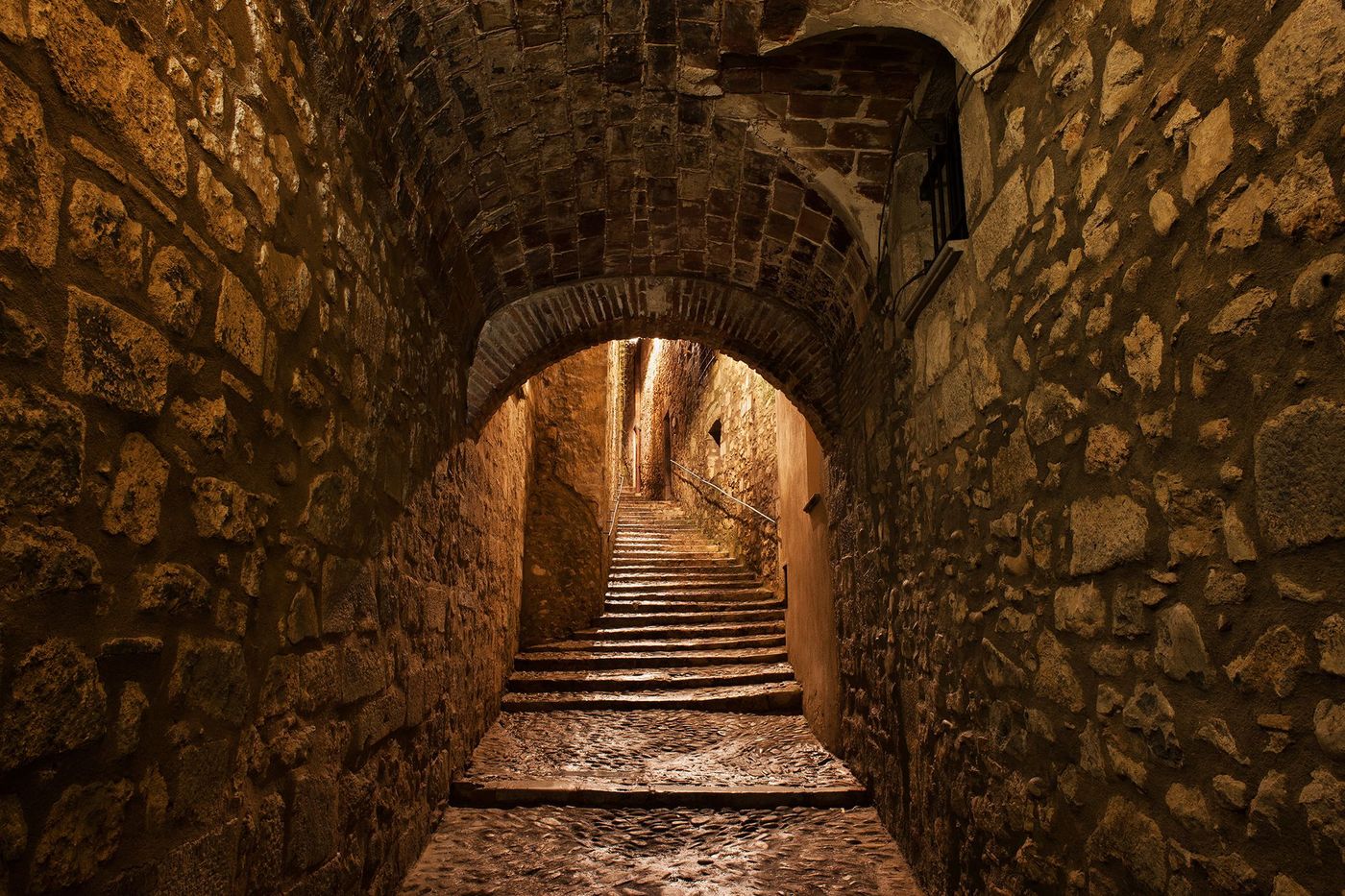 Espagne Gérone Calle de Sant Llorenç
