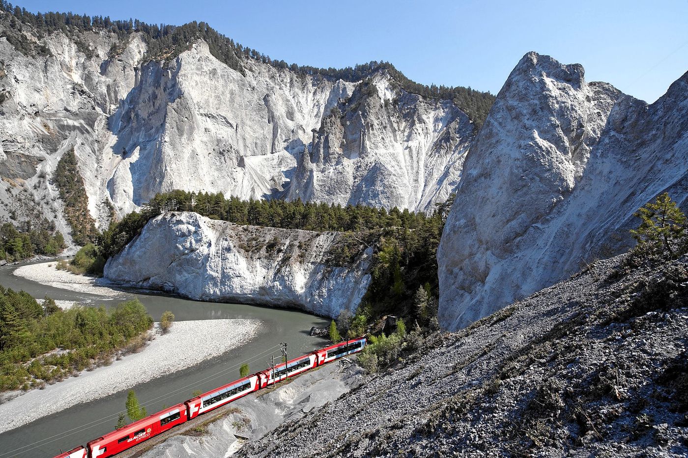 Suisse Glacier Express Gorges du Rhin