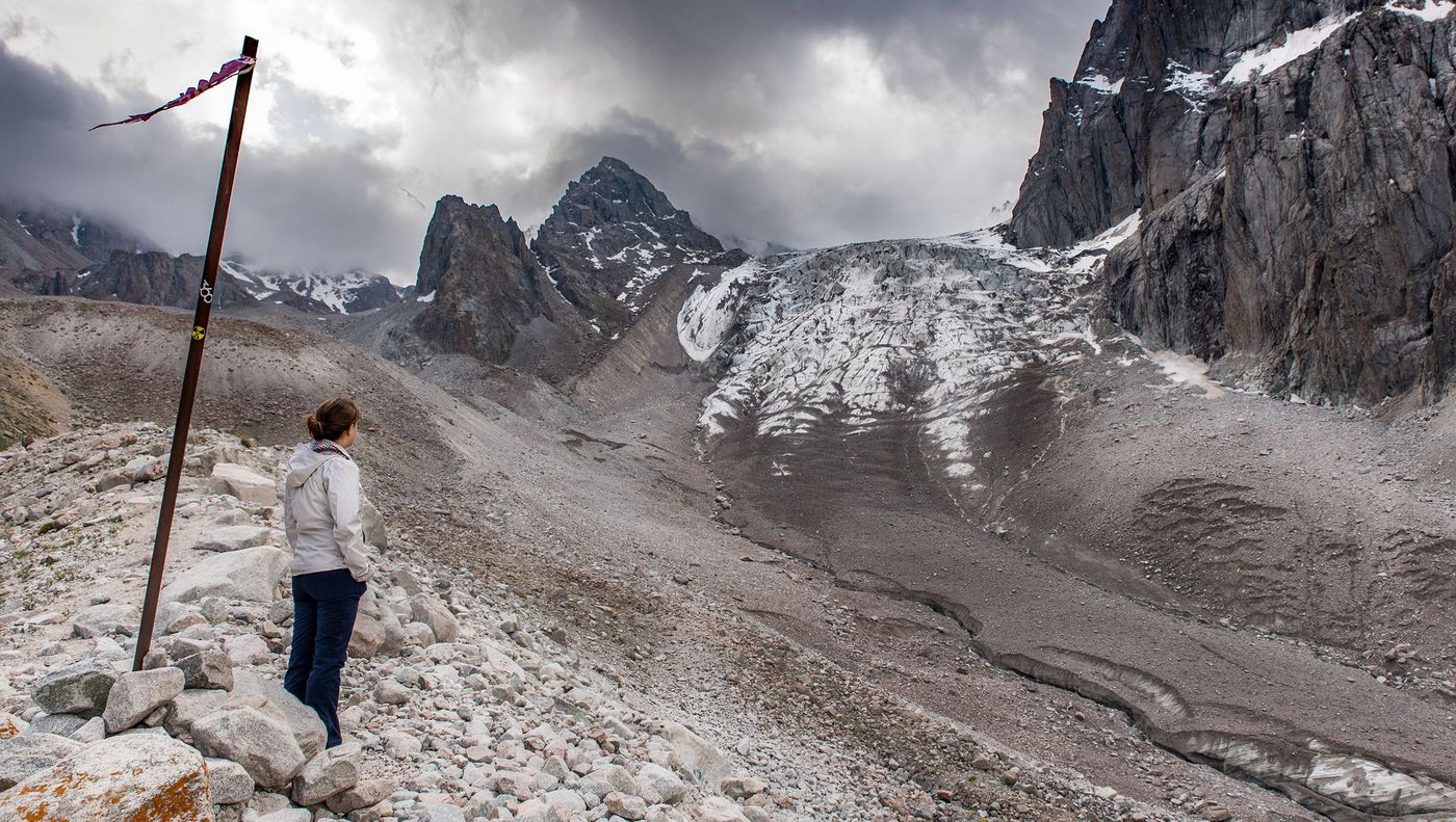Kirghizistan Glacier Ak Sai