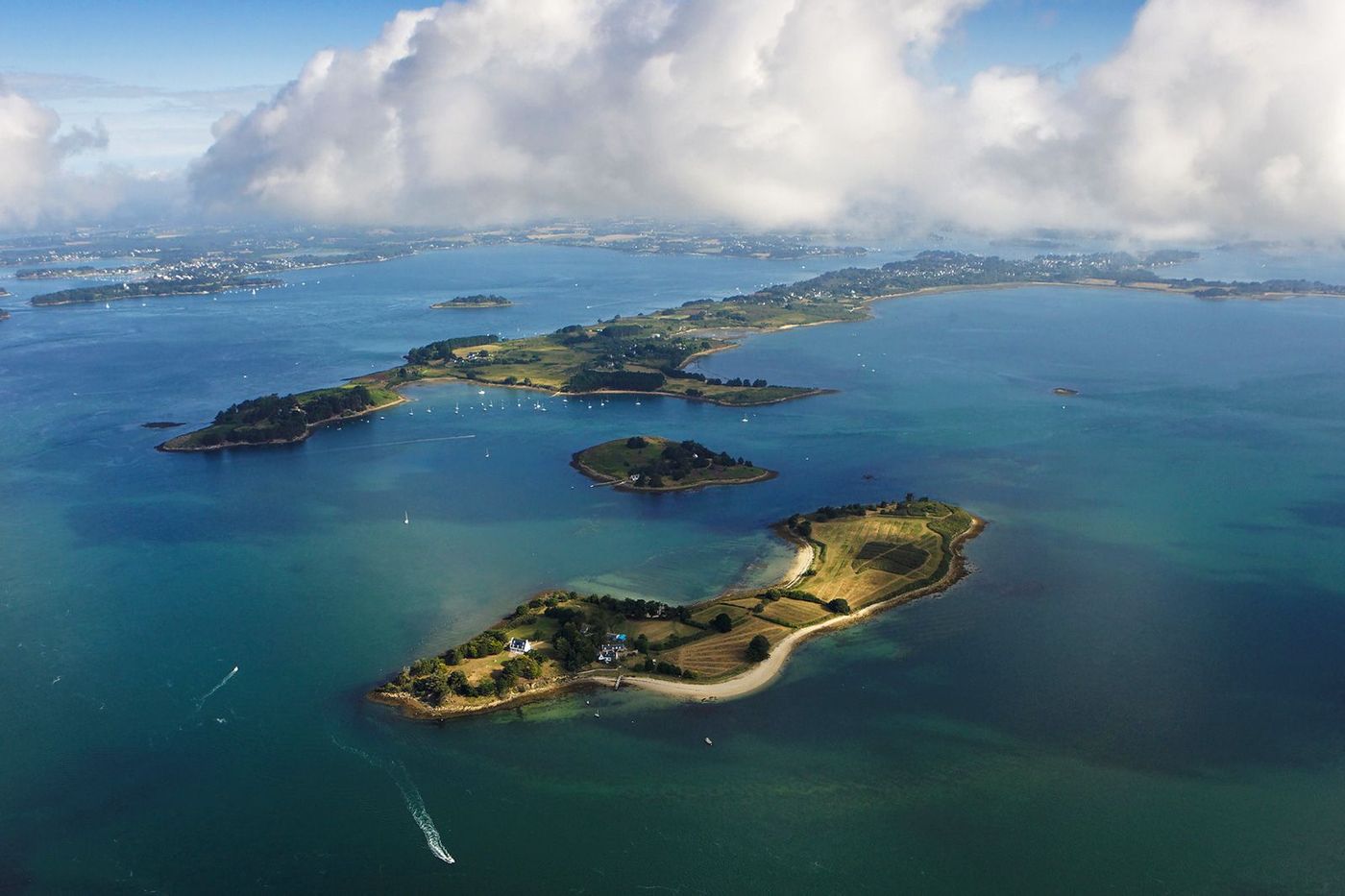 Bretagne Golfe du Morbihan Île de Govihan Île-aux-moines