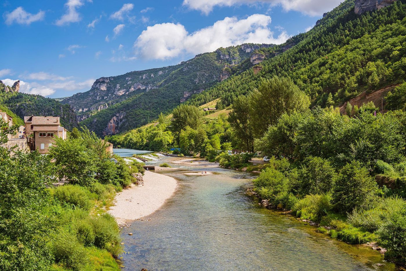 Gorges du Tarn dans le Parc National des Cévennes - France