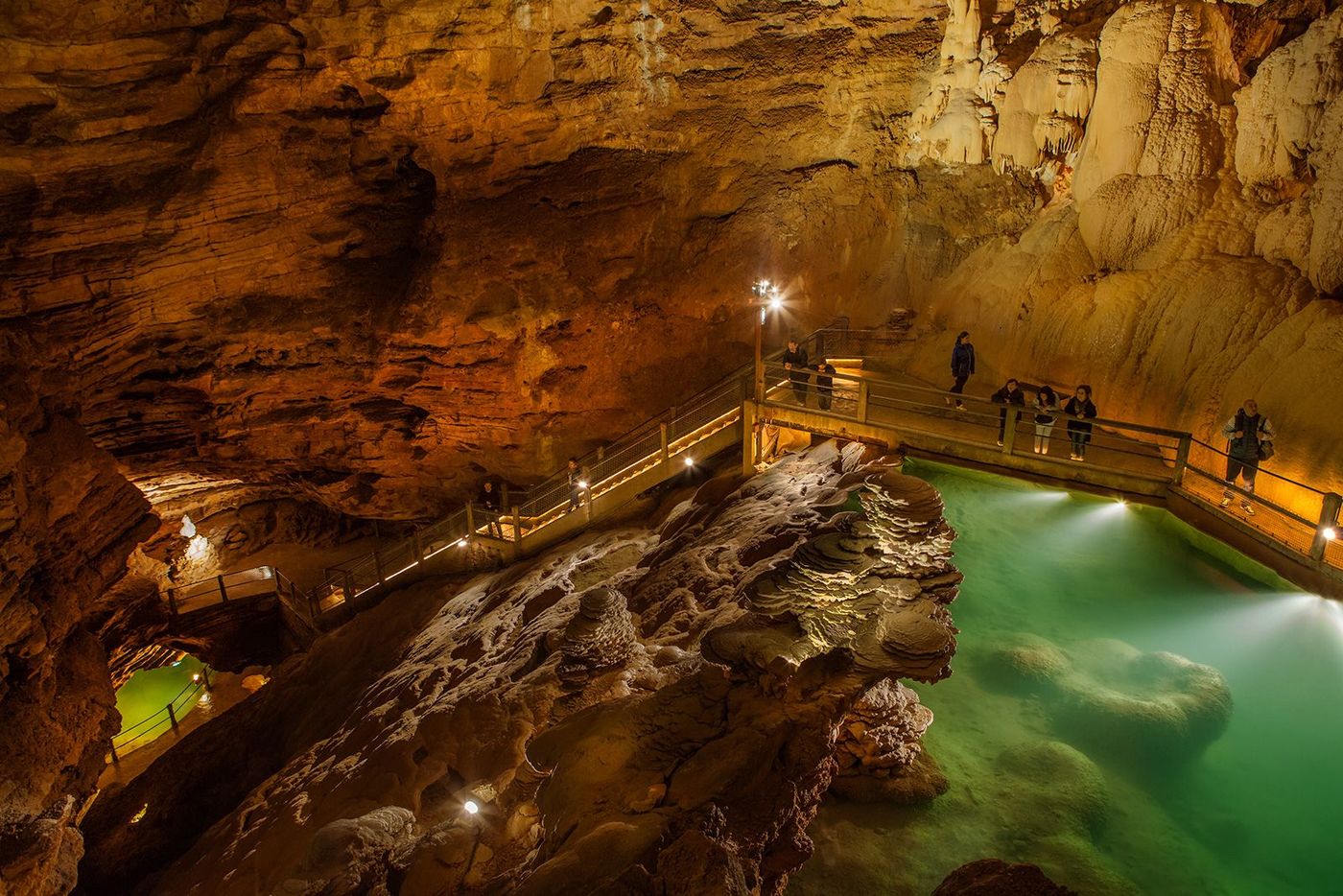 Gouffre de Padirac Salle du Grand Dôme