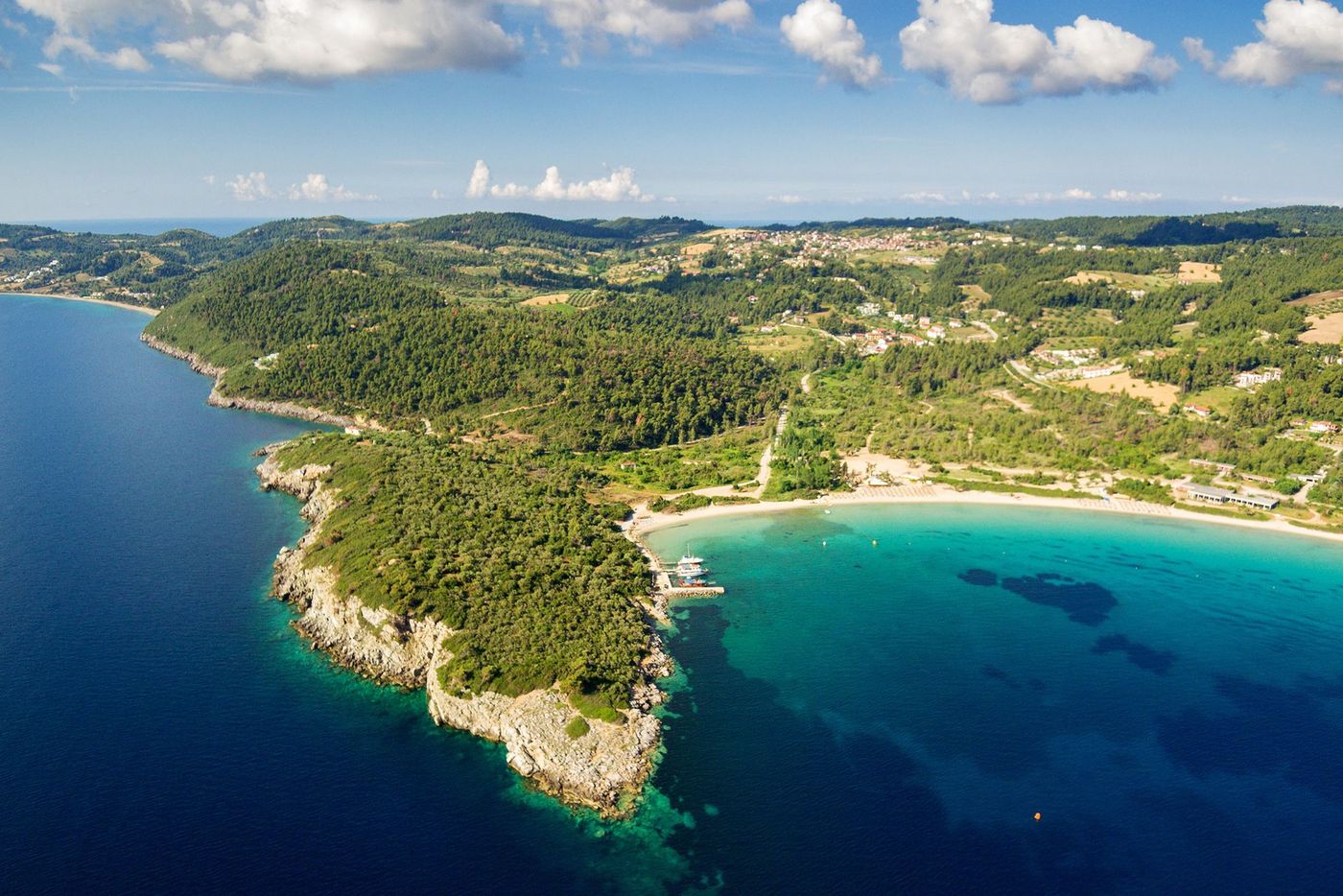 Grèce Chalcidique Chrousou Beach