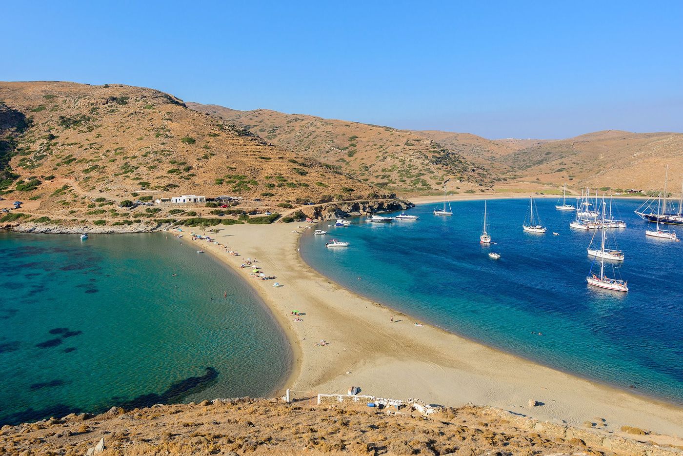 Grèce Kythnos Plage de Kolona