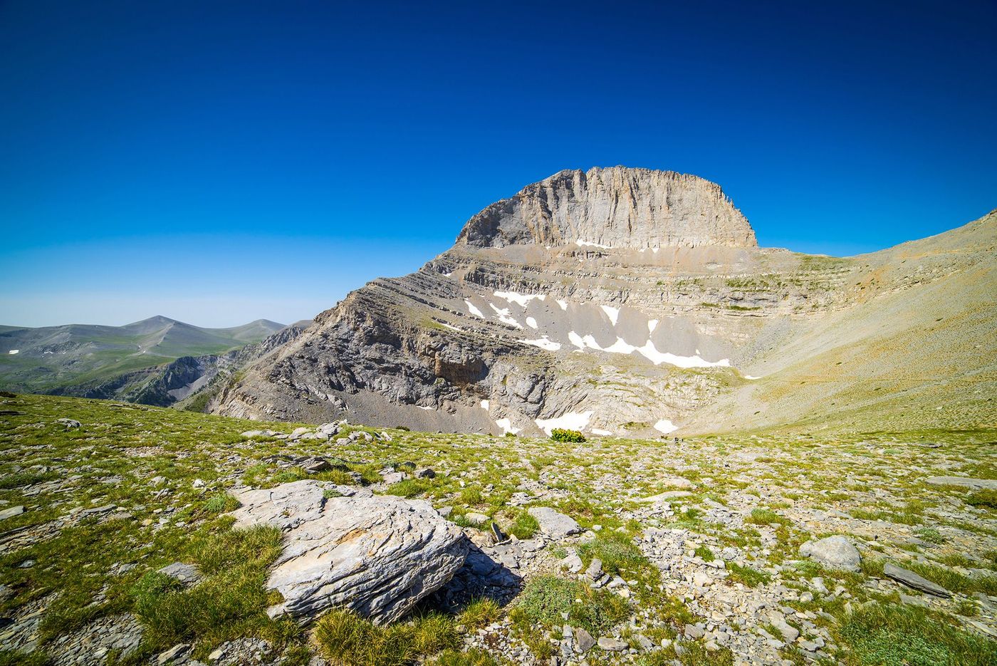 Grèce Mont Olympe Sommet Stephani "Trône de Zeus"