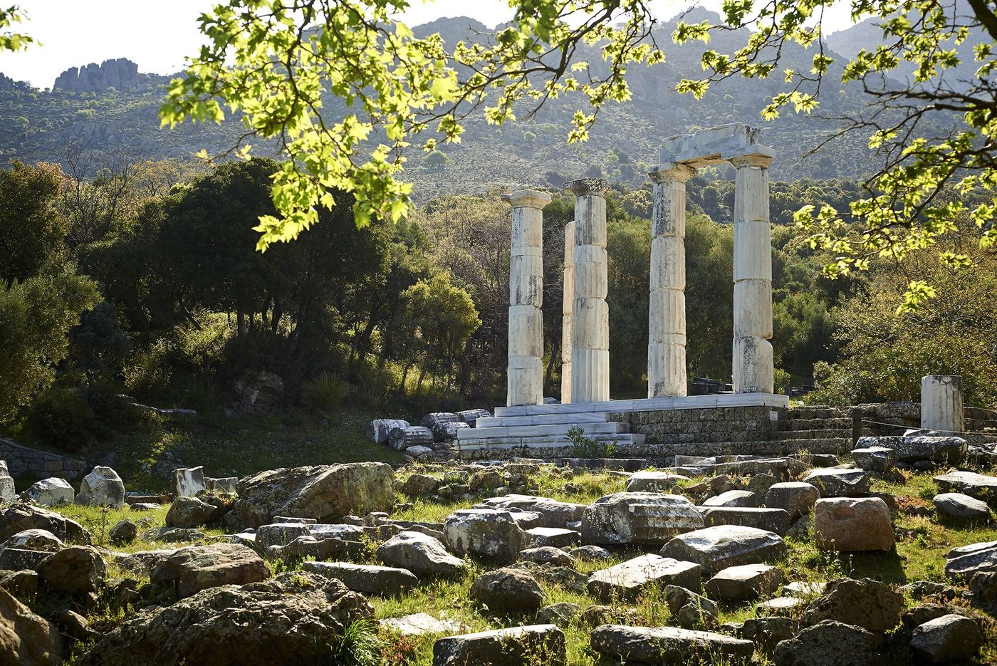 Grèce Samothrace Sanctuaire Dieux