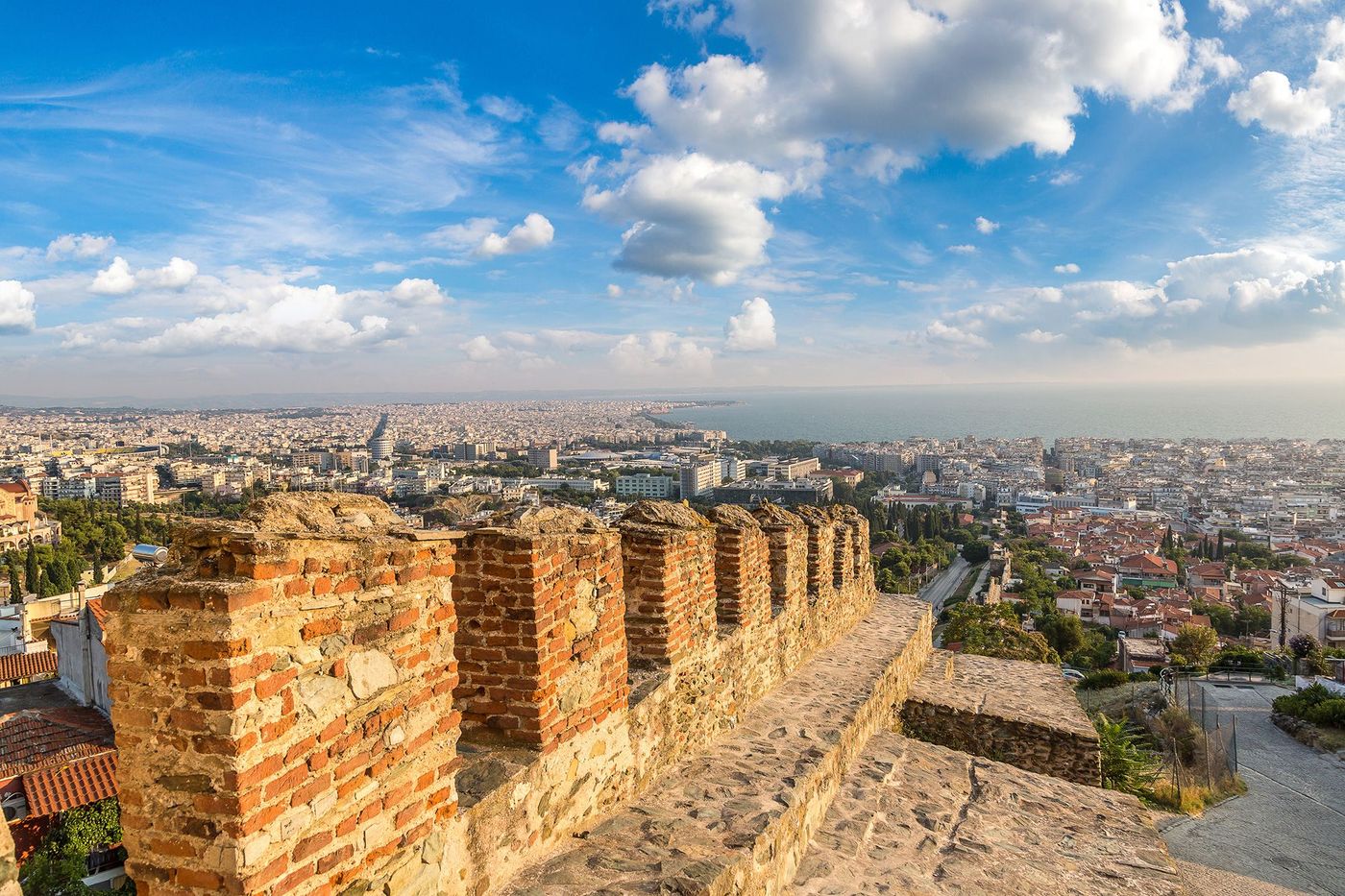 Grèce Thessalonique Panorama depuis le Trigonion