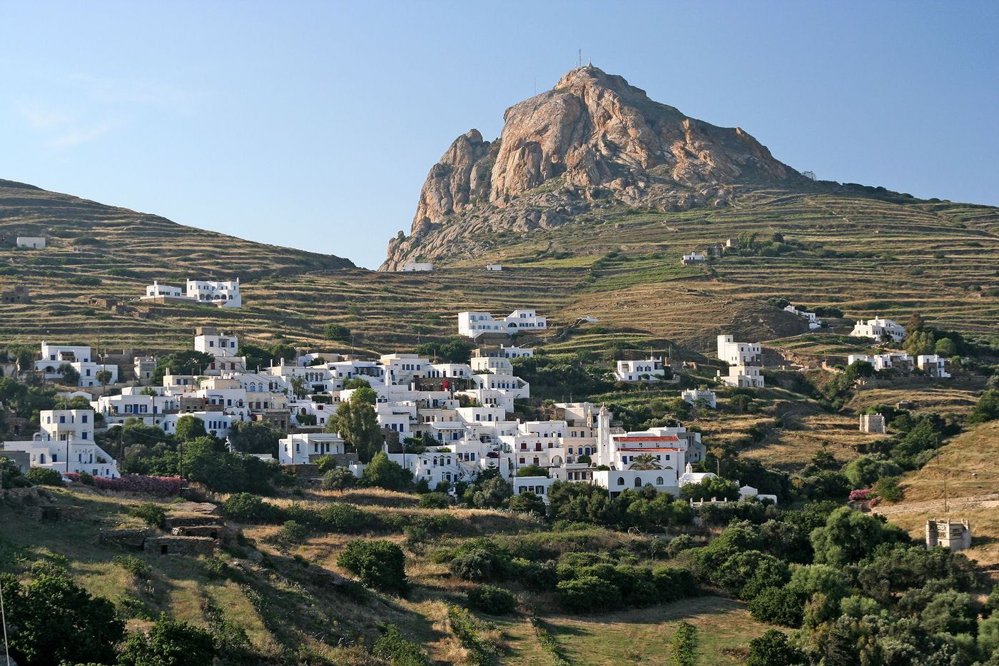 Grèce Tinos Rocher Exombourgo