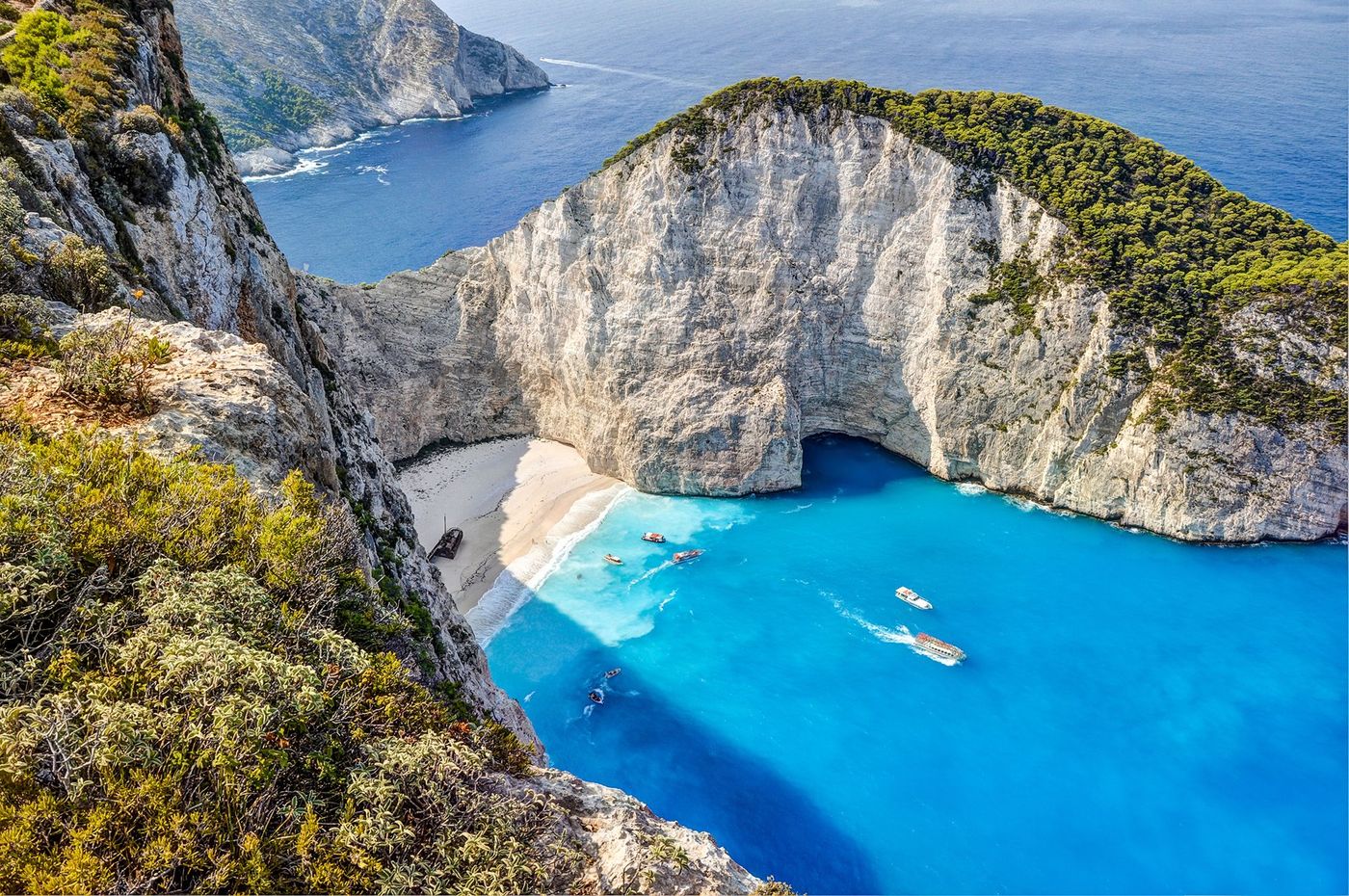 Grèce Zakintos Plage de Navagio