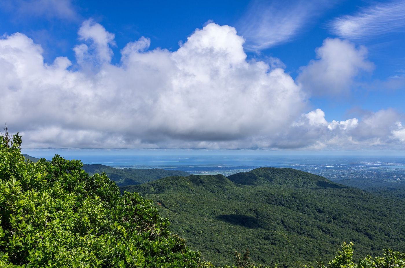 Guadeloupe Vue depuis le Col des Mamelles