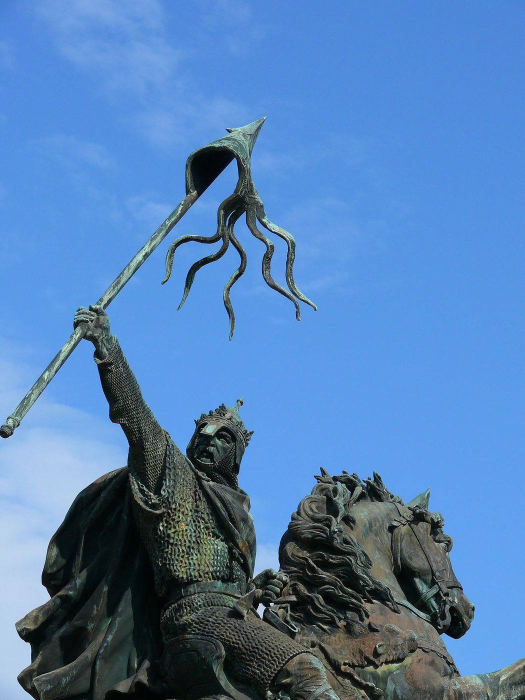 France Calvados Falaise Statue Guillaume le conquérant