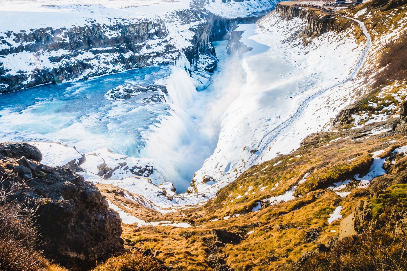 Gullfoss Cascade Islande