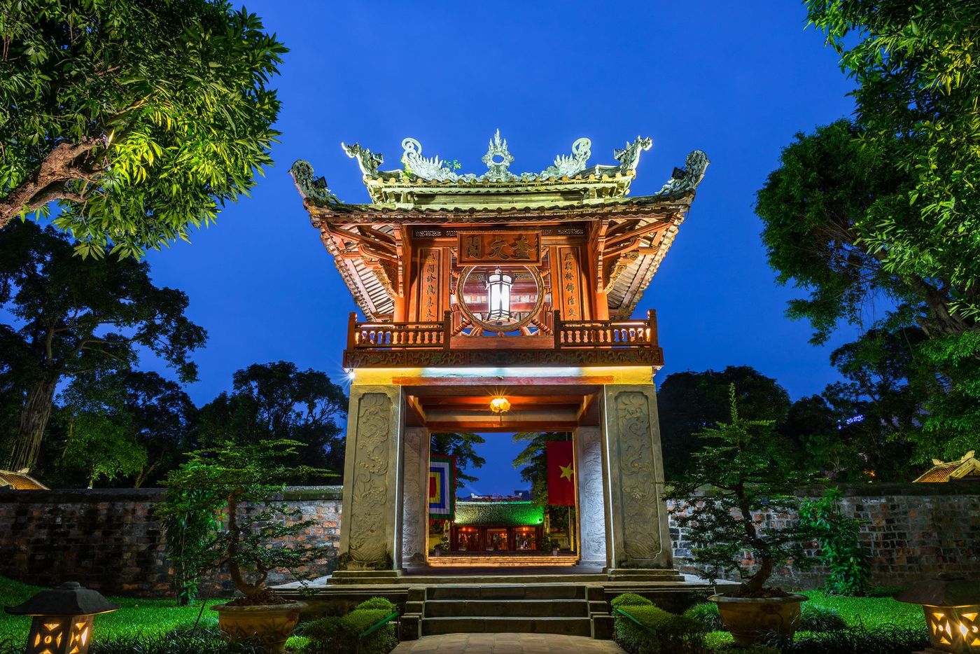 Vietnam Hanoi Temple de la Littérature