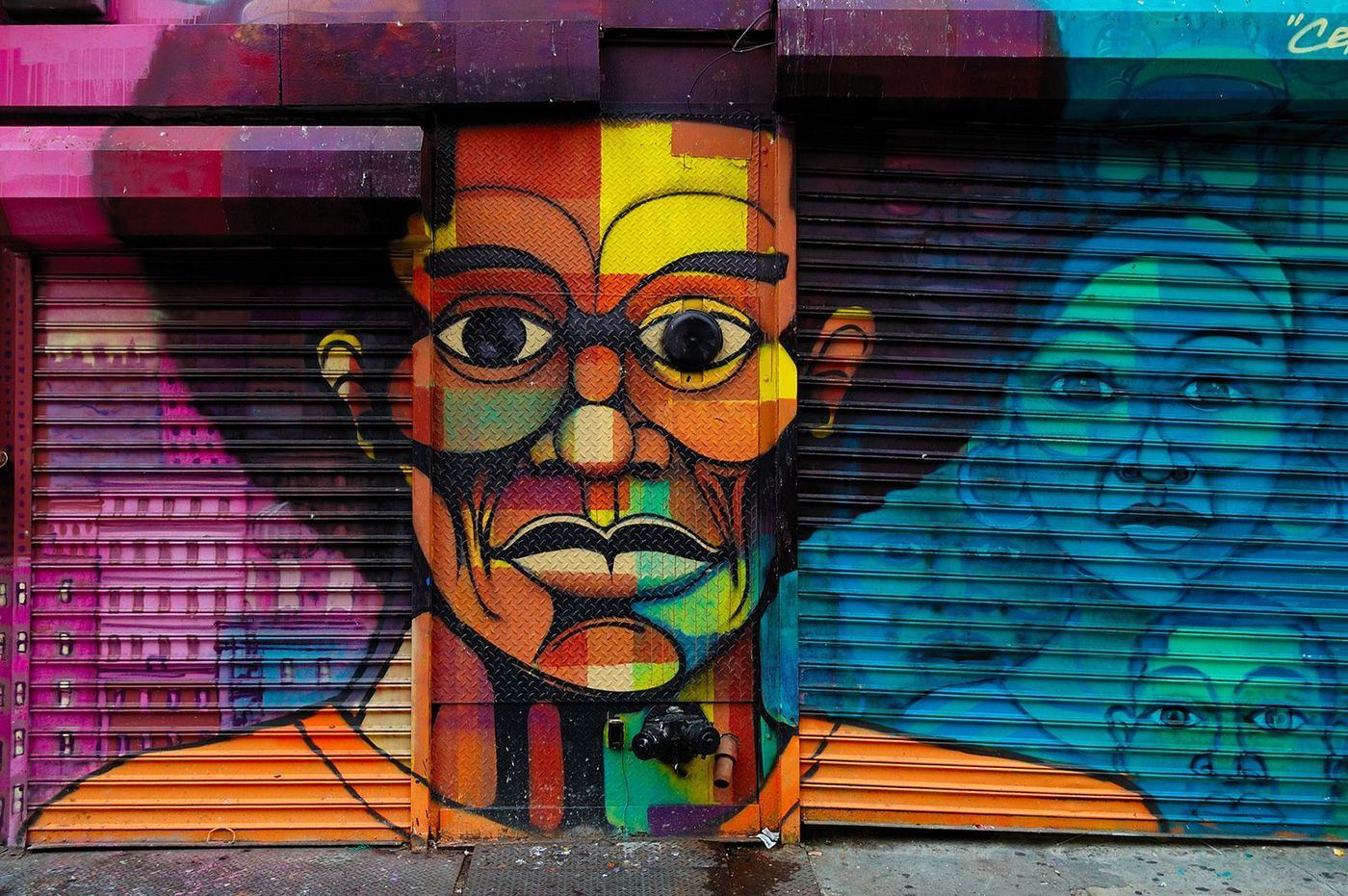 USA New York Harlem Graffiti