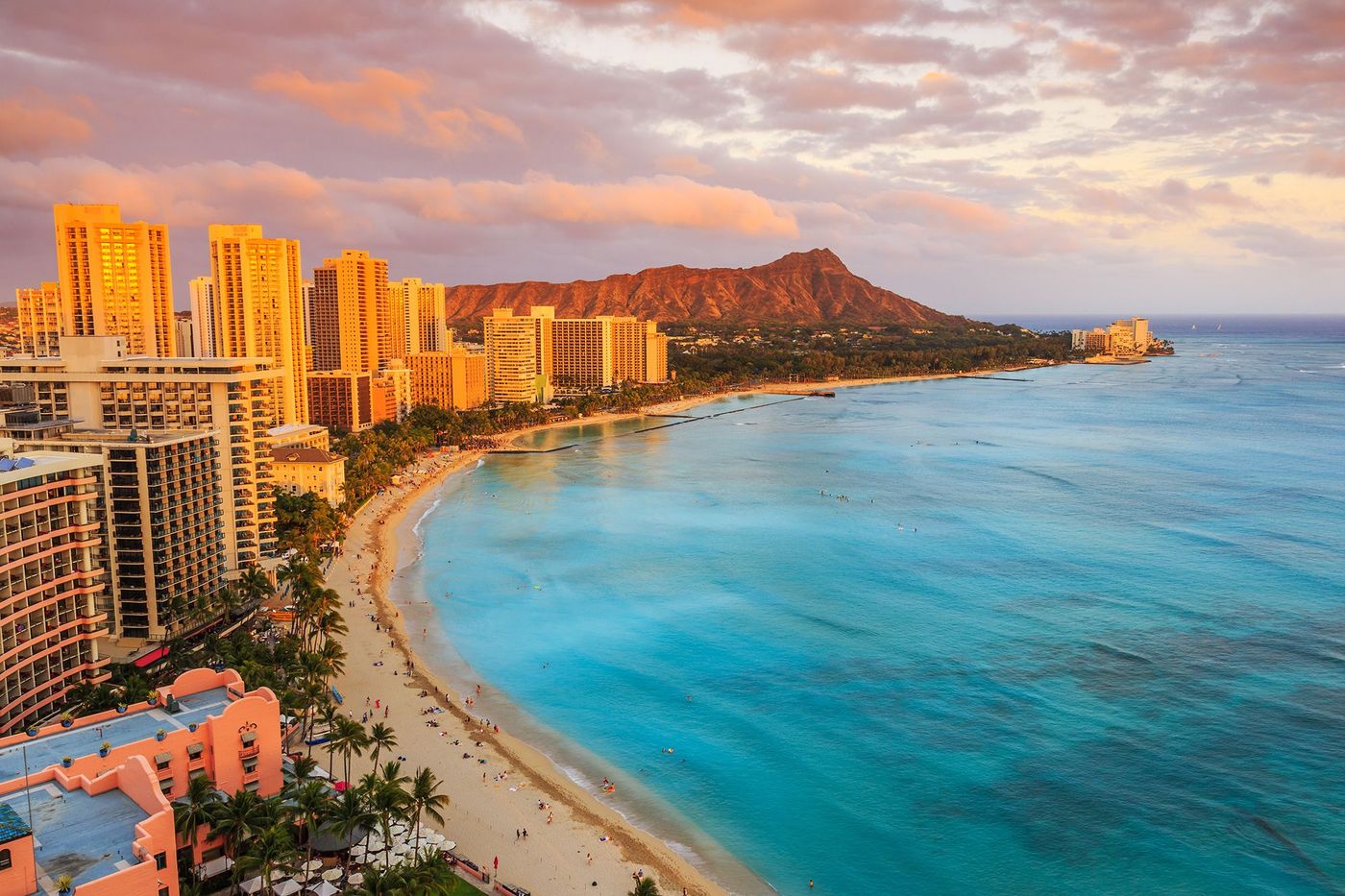 Hawaii Oahu Honolulu Plage de Waikiki