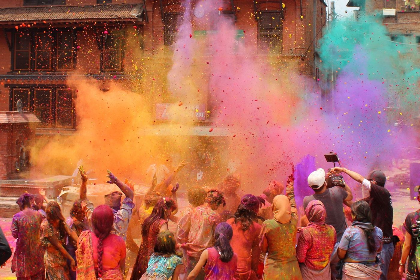 Holi Inde Fête