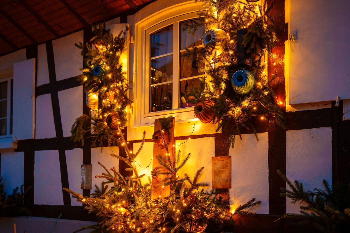 Hunspach - sentier des fenêtres de Noël