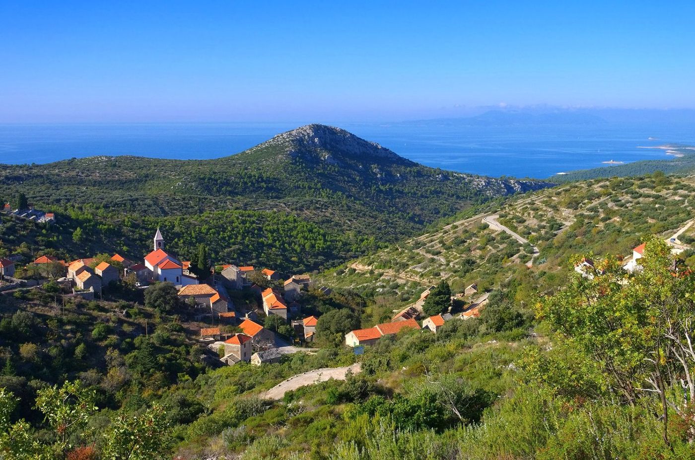 Croatie Île de Hvar Velo Grablje