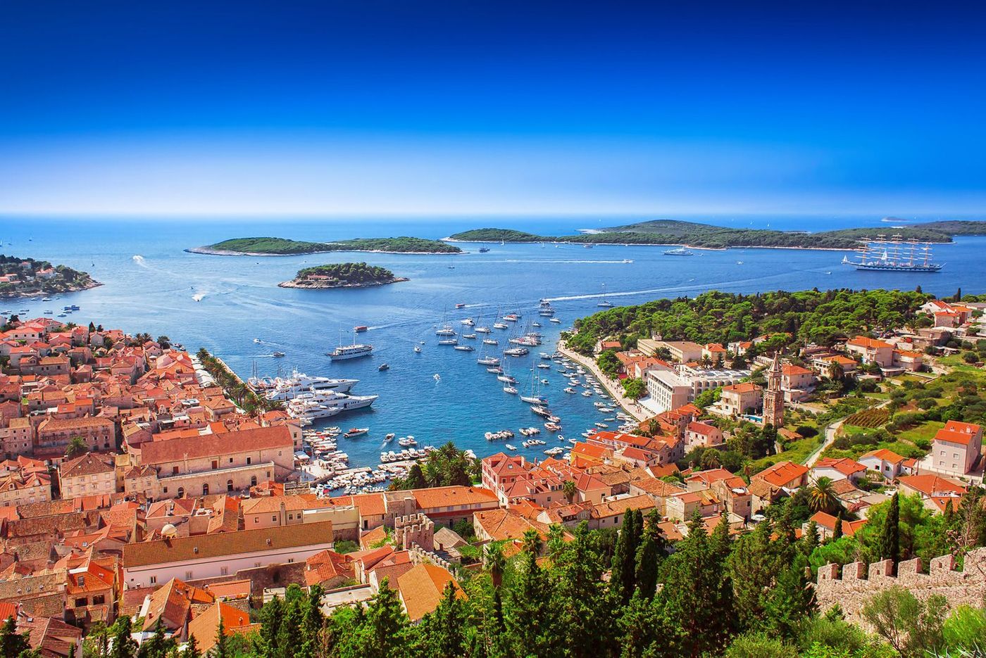 Croatie Île de Hvar Ville de Hvar