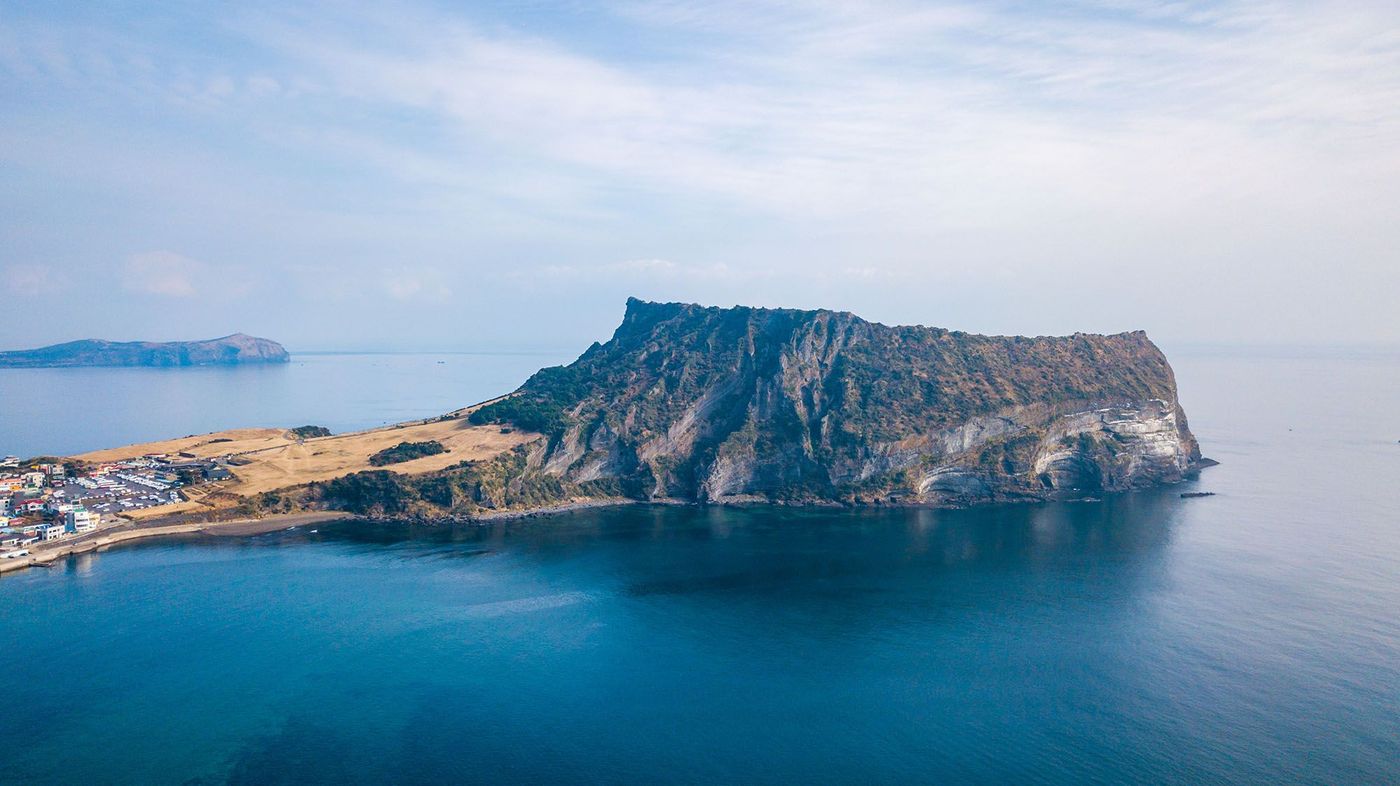 Jeju-do à Seongsan Ilchulbong, île de Jeju - Corée du Sud