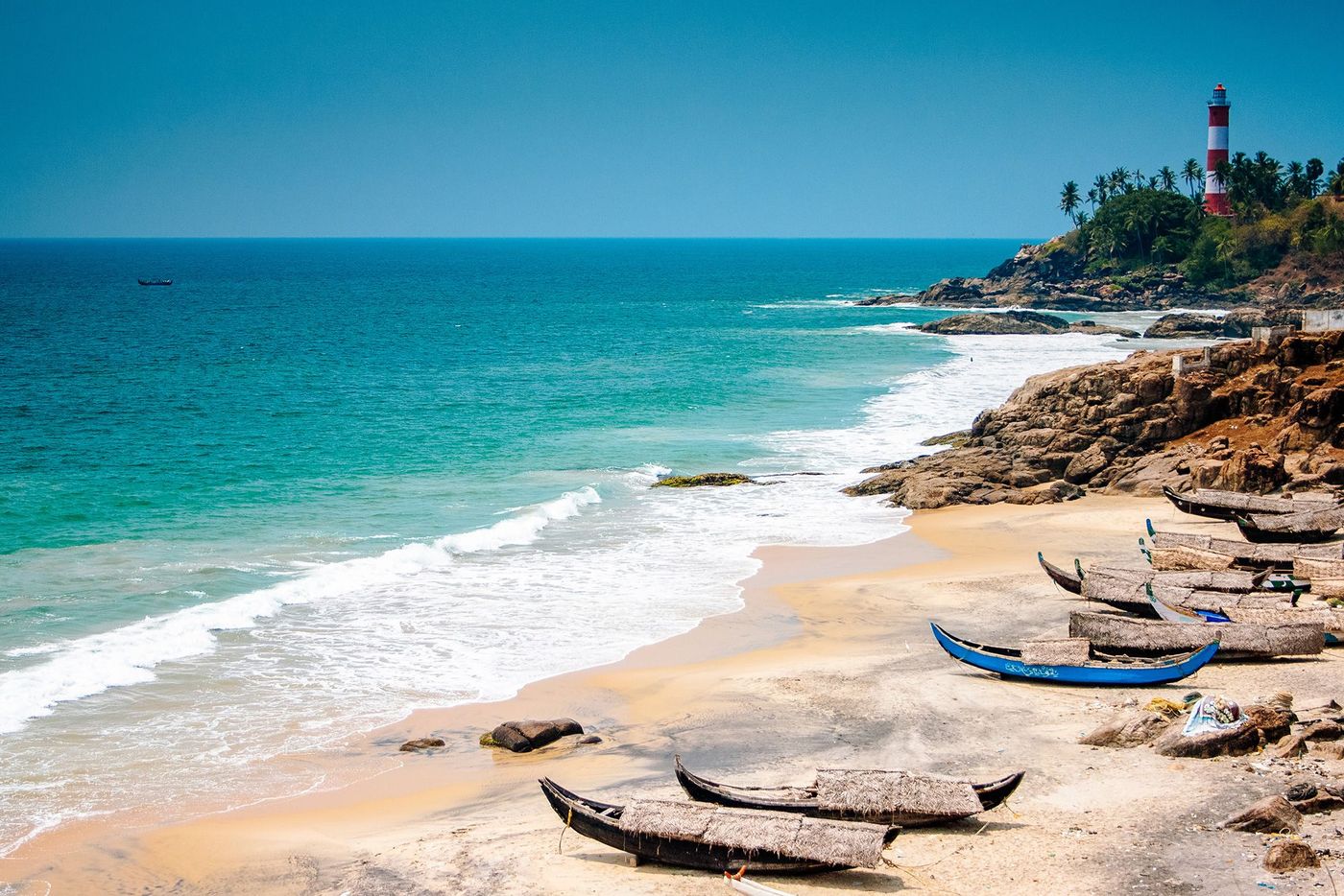 Inde Kerala Plage de Kovalam