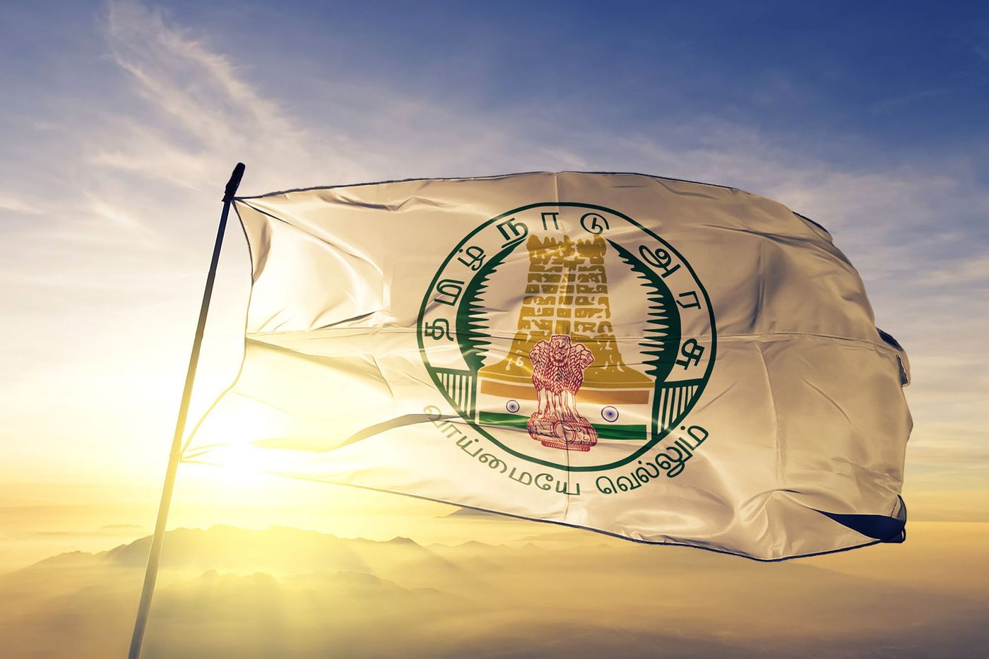 Inde Drapeau du Tamil Nadu